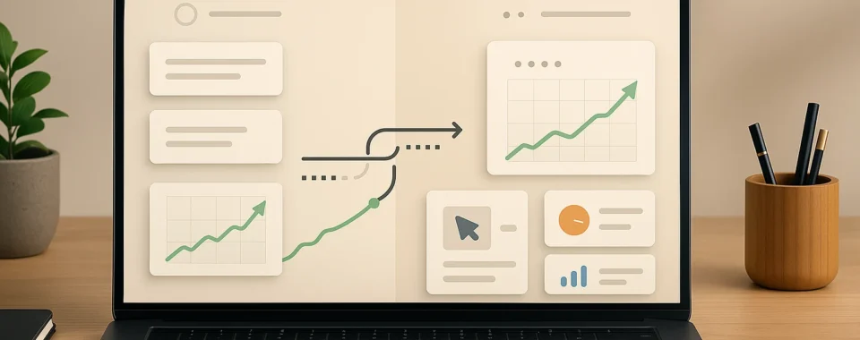 Визуализация на SEO и Google Ads стратегия в общ маркетинг dashboard